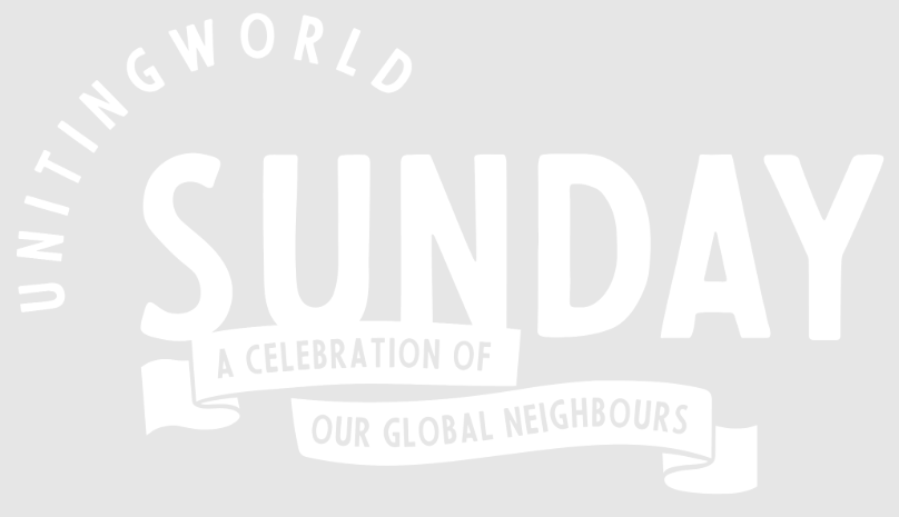 UnitingWorld Sunday White Logo